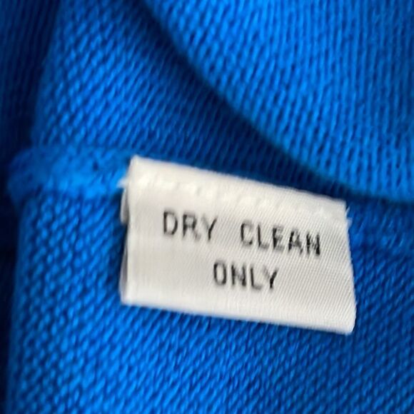 Folio New York sweater Womens size small color block crew Neck cotton Hong Kong - Picture 8 of 8